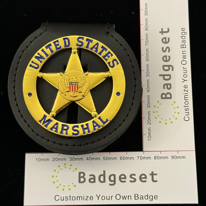 US Marshal Abzeichen Replika Filmrequisiten