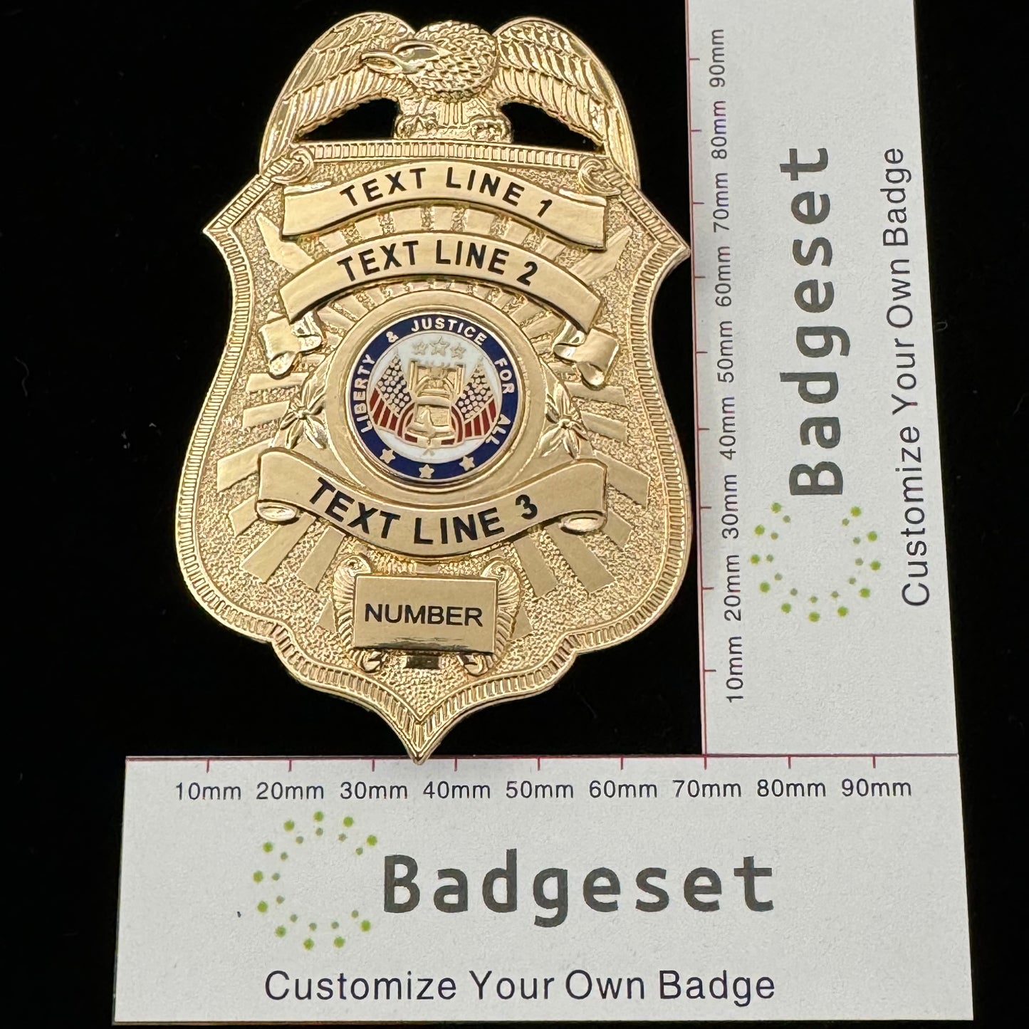Customizable Badge BA25
