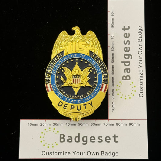US Marshal Service Deputy USMS Abzeichen Replik, Filmrequisiten