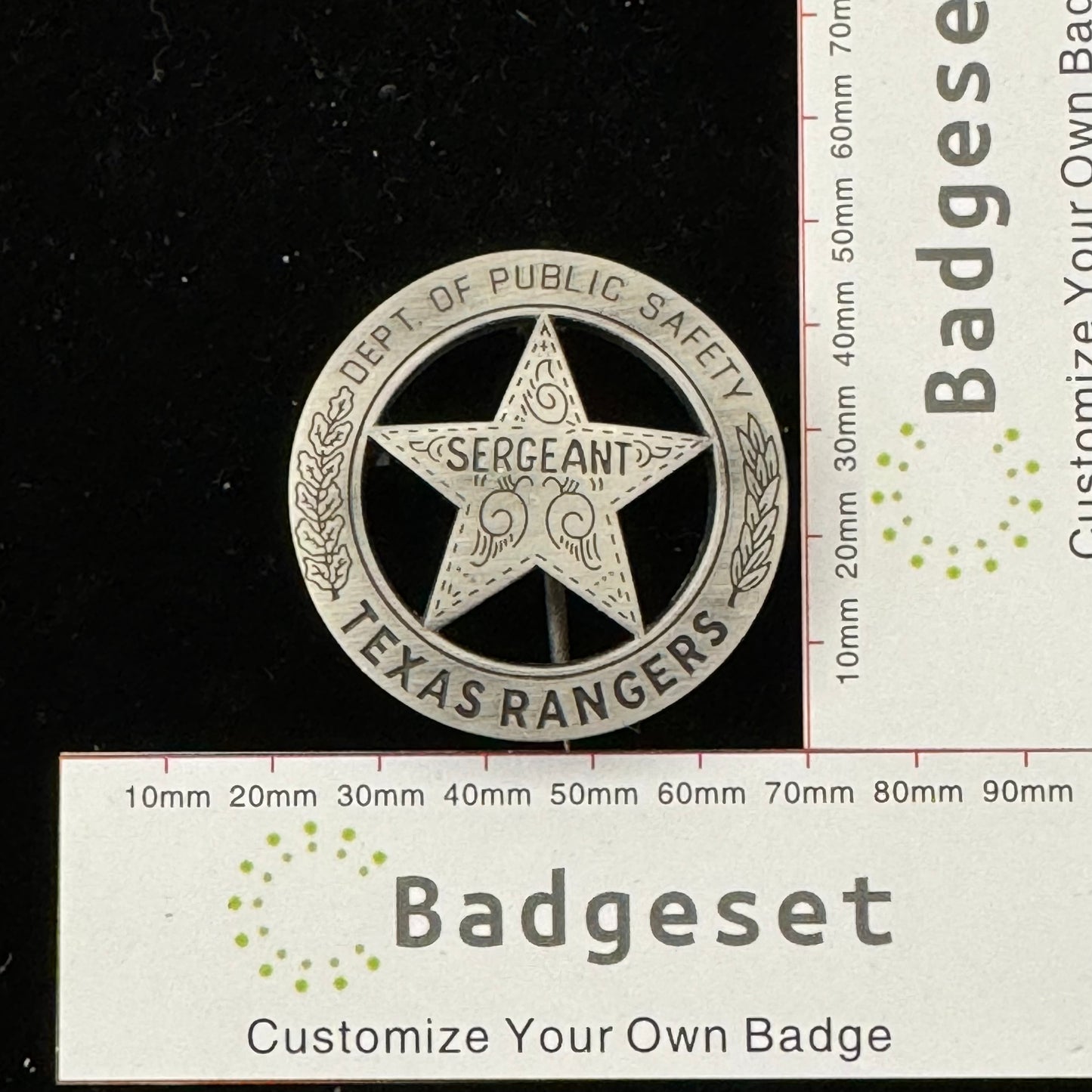 US Texas Rangers Sergeant Badge Replik, Filmrequisiten