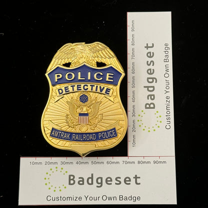 APD Railroad Detective Police Badge Replica Movie Props