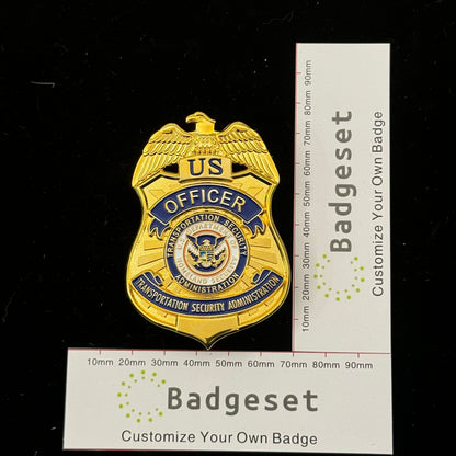 Abzeichen eines Offiziers der US Transportation Security Administration