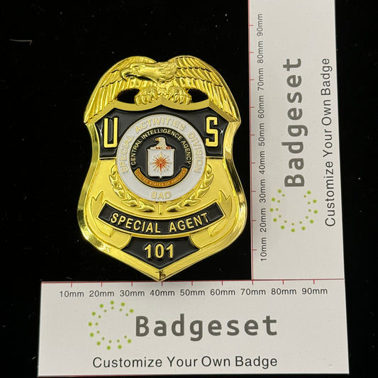 Special Activities Division Special Agent ABZEICHEN Replika Filmrequisiten 101