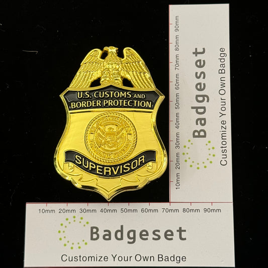 Replik des Supervisor-Abzeichens des US CBP, Filmrequisiten