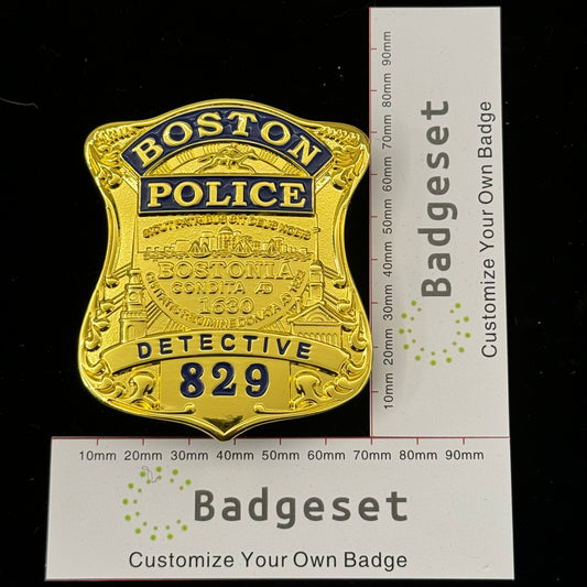Boston Police Detective Badge mit der Nummer 829