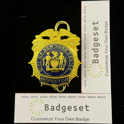NYPD New York Polizeiinspektor Abzeichen Replik Cosplay Film Requisiten