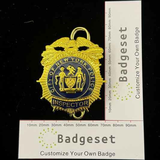 NYPD New York Polizeiinspektor Abzeichen Replik Cosplay Film Requisiten