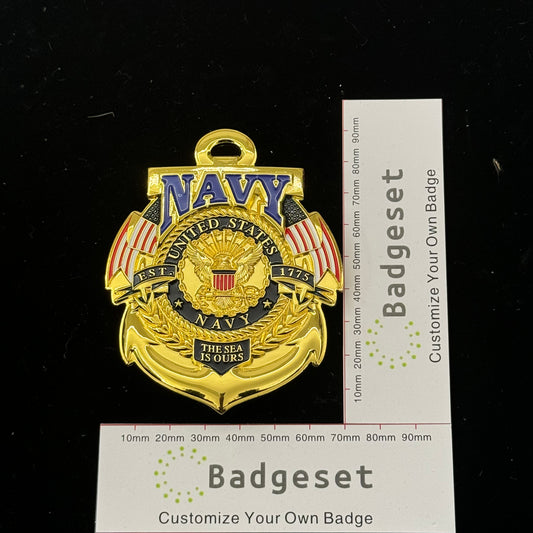 US Navy „Das Meer gehört uns“-Abzeichen, Replik, Filmrequisiten