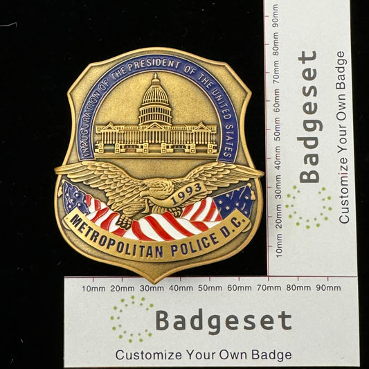 Amtseinführung des Präsidenten der US Metropolitan Police DC BADGE 1993