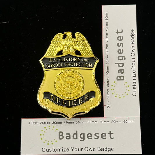 US CBP Officer Zoll- und Grenzschutzabzeichen Replik, Filmrequisiten
