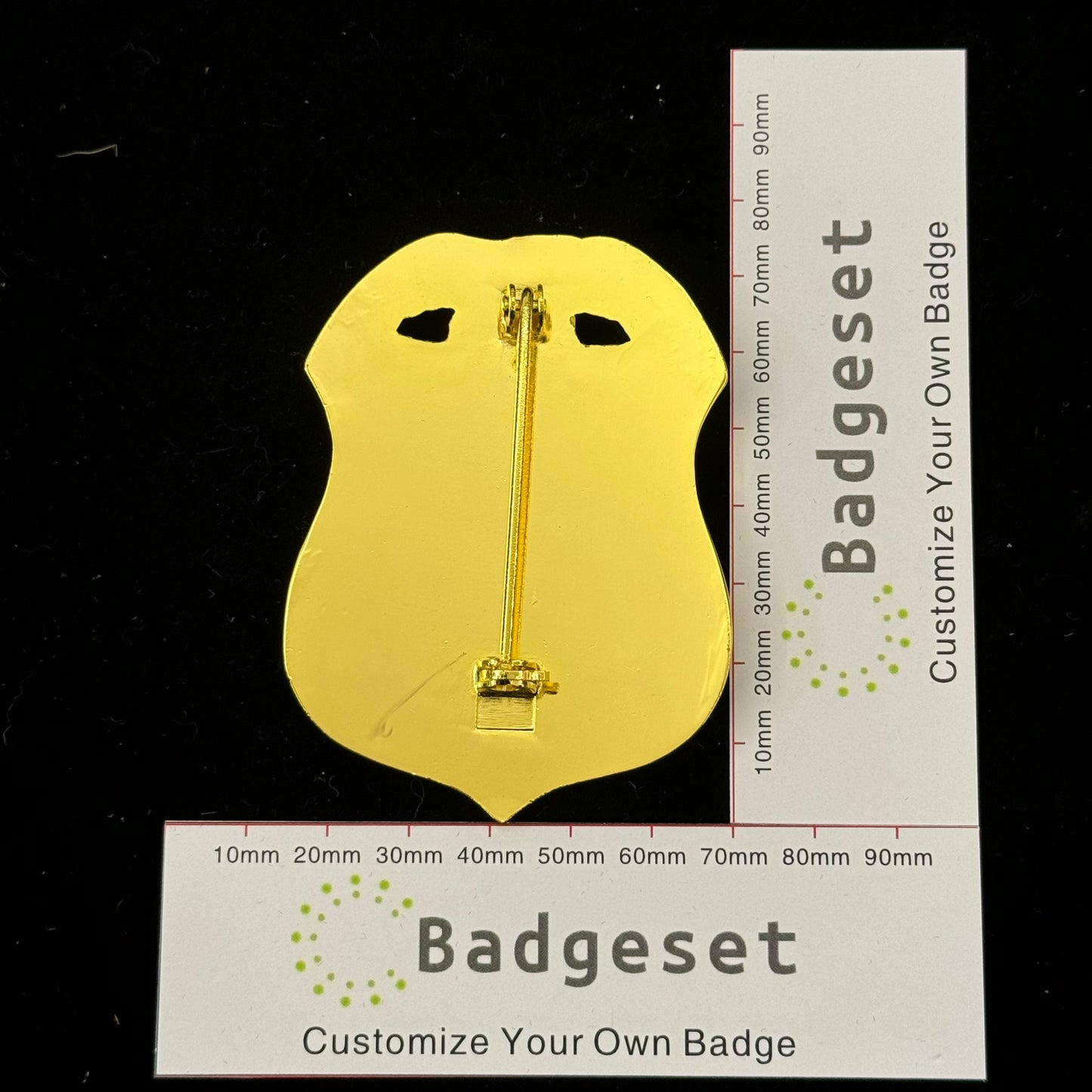 Réplica de Placa de Agente Especial de ICE de EE. UU. Accesorios de Cine Número Personalizable