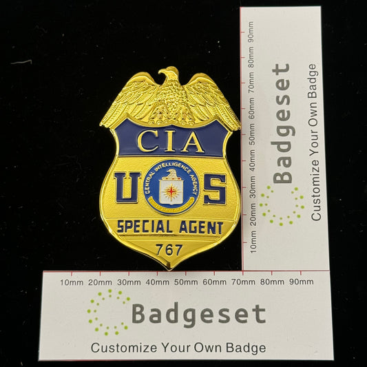 US-Film-CIA-Abzeichen: Special Agent Prop 767