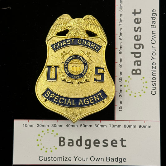 USCoast Guard Special Agent BADGE Replika Filmrequisiten