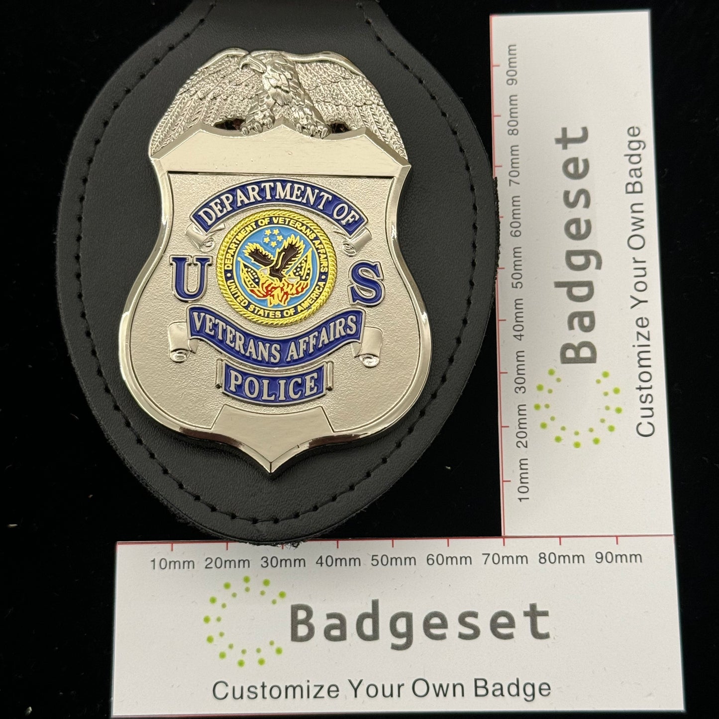 US Department of Veterans Affair Polizeiabzeichen Replik Film Requisiten anpassbar