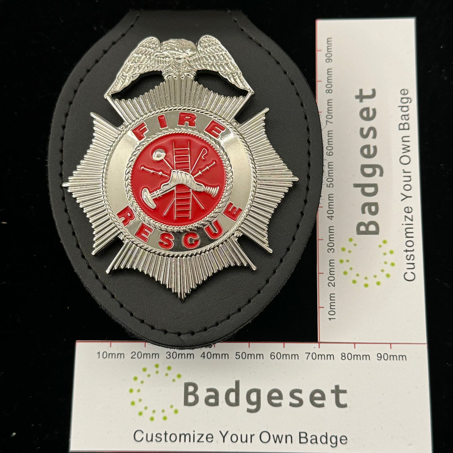 Fire Rescue Badge Replica Movie Props