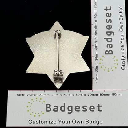 CCSO Cook County Sheriff Star Gold Badge Customizable Number Moive Props