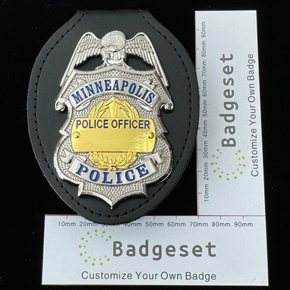 US MPD Minneapolis Polizeioffizier Abzeichen Replik Film Requisiten anpassen