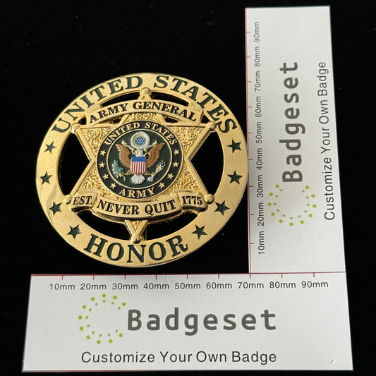 US ARMY GENERAL HONOR BADGE Replika Filmrequisiten