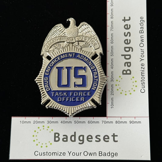 US Task Force Officer DEA TFO Replika Abzeichen Filmrequisiten