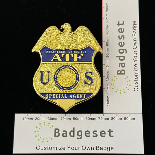 Replika des US ATF Special Agent Badge, Filmrequisiten