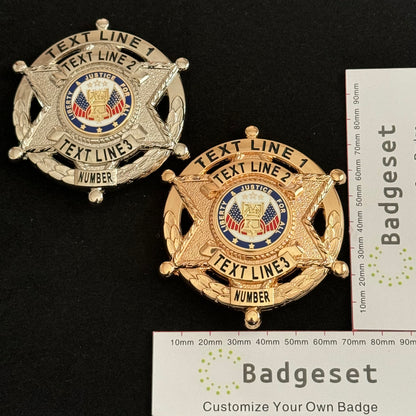 Distintivo personalizable BA36