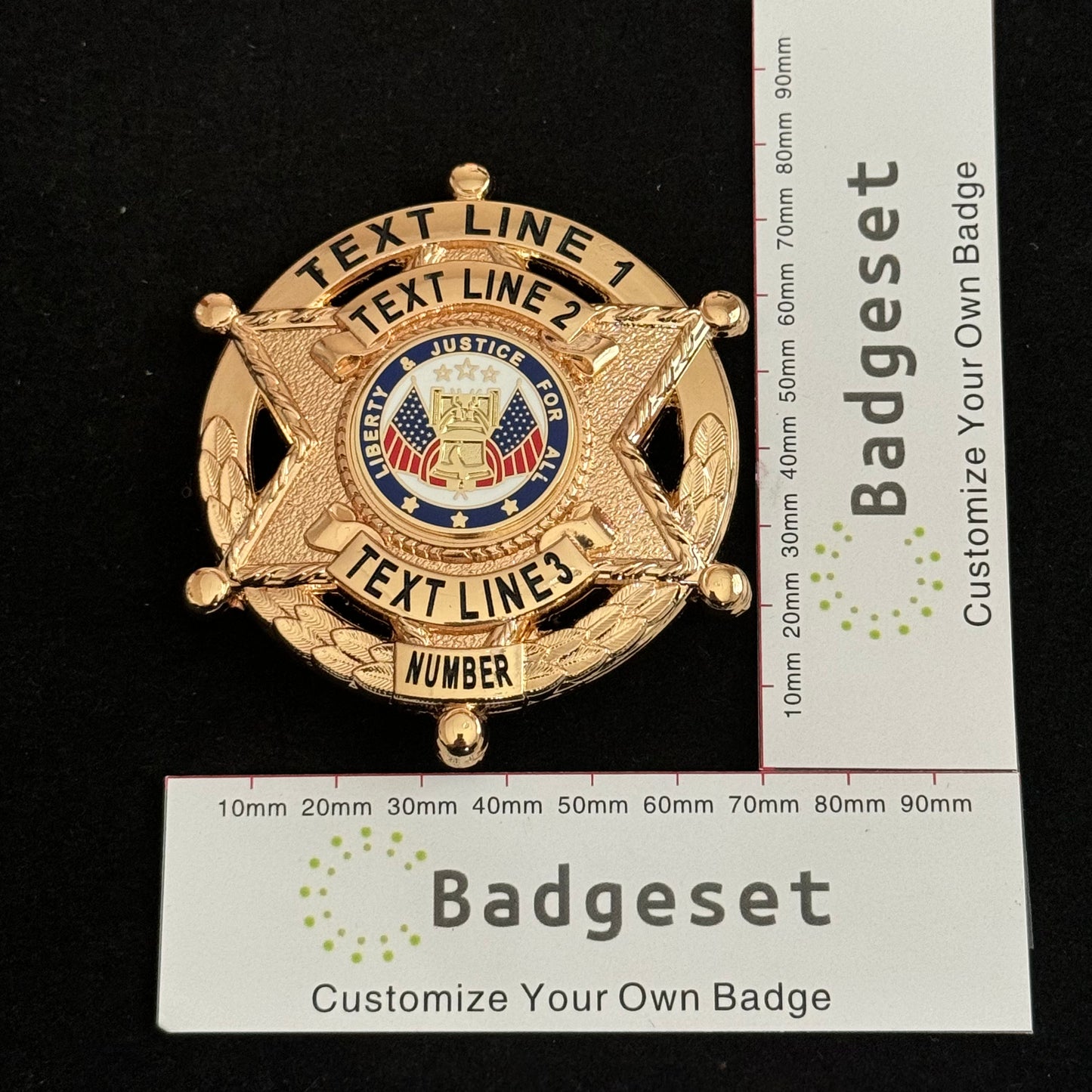 Distintivo personalizable BA36