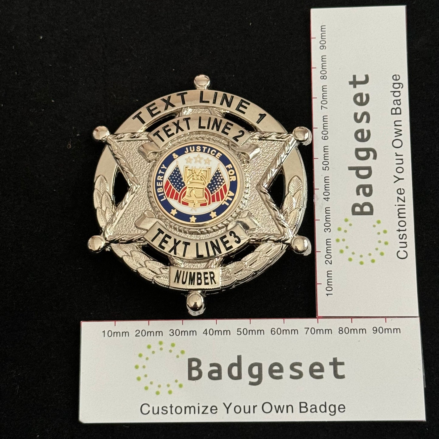 Distintivo personalizable BA36
