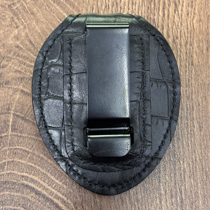 Police badge holder black-BH13