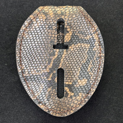Police badge holder black-BH14