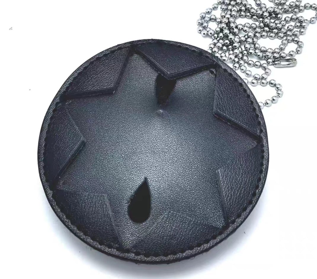 Police Badge Holder Heptagonal Badge Holder AH-2