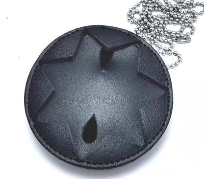 Police Badge Holder Heptagonal Badge Holder AH-2