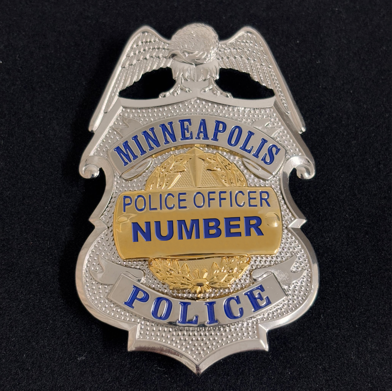 US MPD Minneapolis Polizeioffizier Abzeichen Replik Film Requisiten anpassen