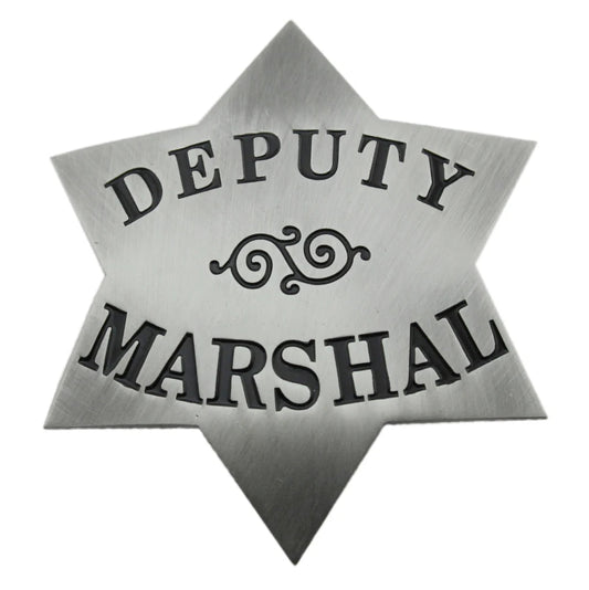 US Marshal Deputy Retro Sternform USMS Abzeichen Replik Filmrequisiten