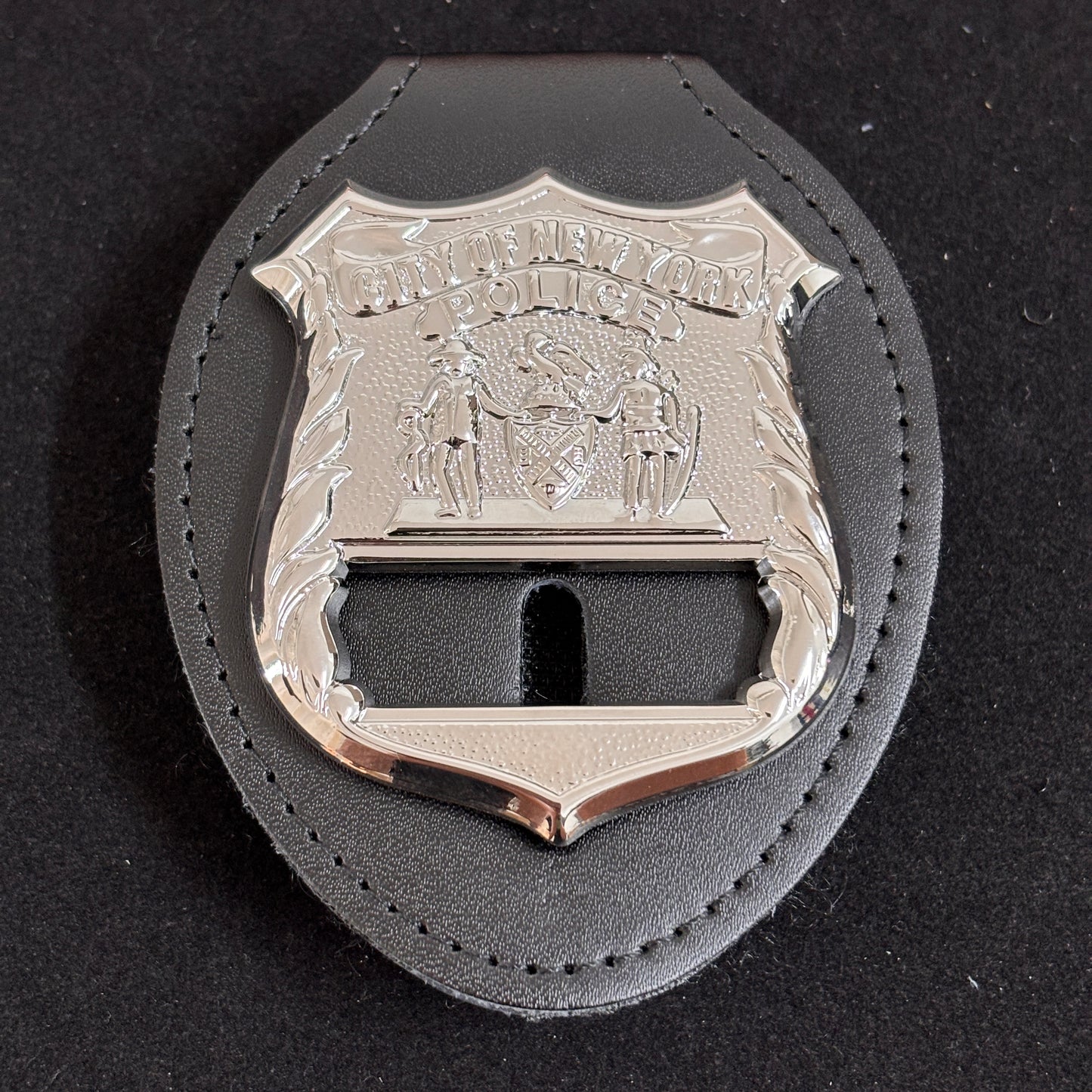NYPD New York Polizeiabzeichen Replik Film Requisiten Anpassbare Nummer