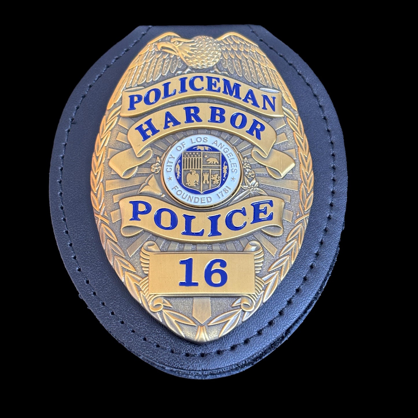 City Of Los Angeles Policeman Harbor Police Badge Replica Movie Props #16