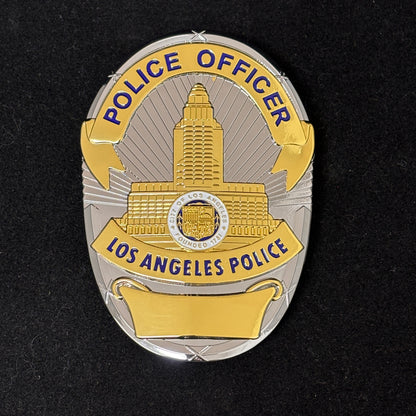 LAPD Los Angeles Polizei Büro Abzeichen anpassbare Nummer