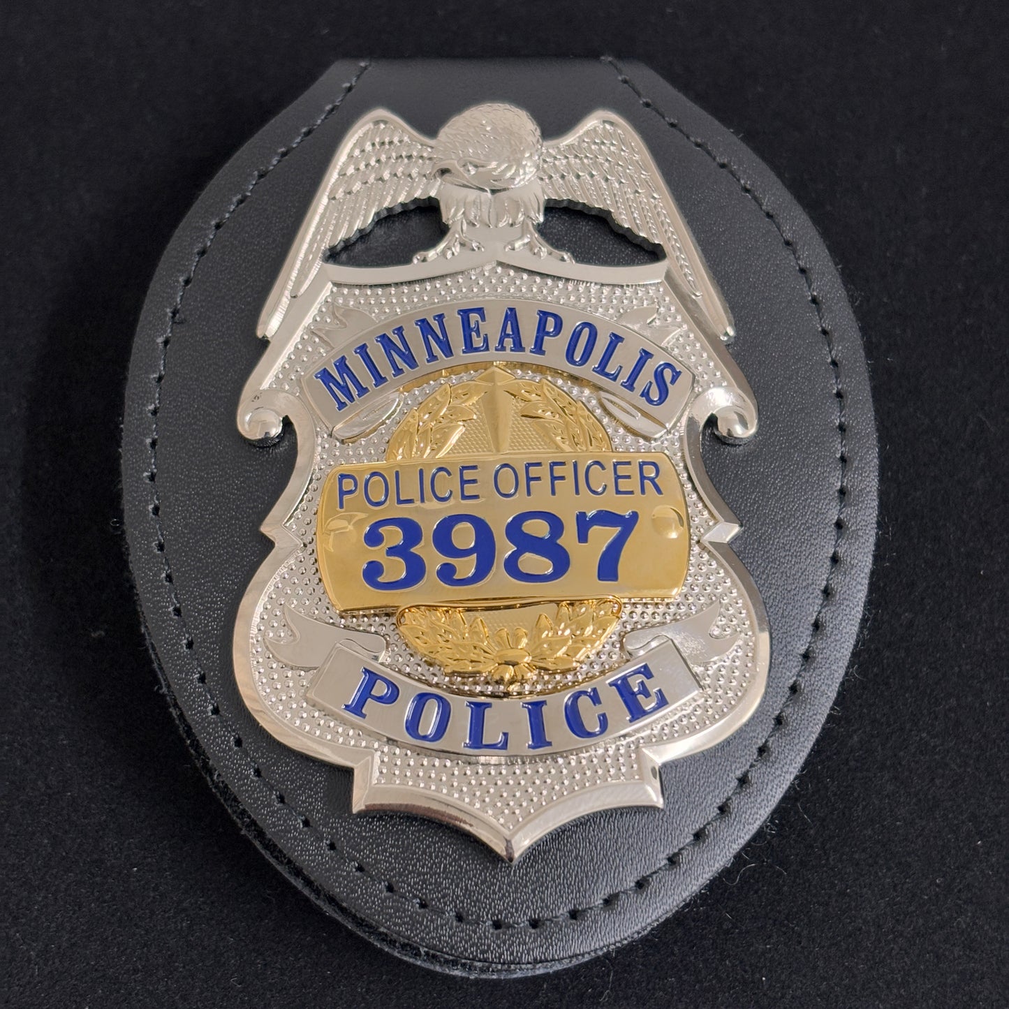 US MPD Minneapolis Polizeioffizier Abzeichen Replik Film Requisiten anpassen