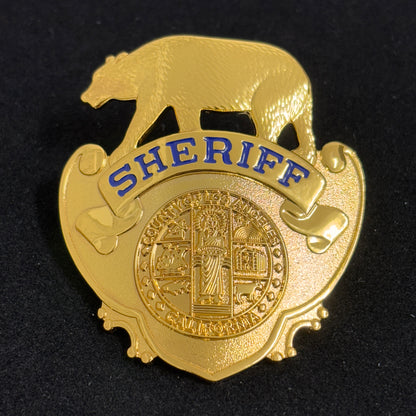 LADP Los Angeles County Sheriff Badge Replica Movie Props