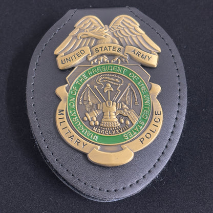 Replika des Militärpolizeiabzeichens der US-Armee, Filmrequisiten