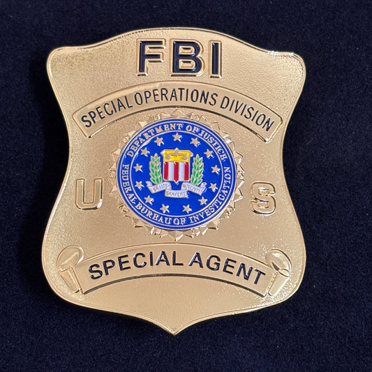 US Special Operations Division Special Agent FBI Replika Filmrequisiten Abzeichen