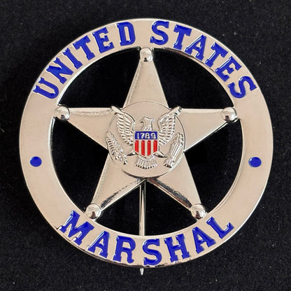 US Marshal Abzeichen Replika Filmrequisiten