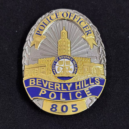 Beverly Hills Polizeiabzeichen mit der Nummer 805