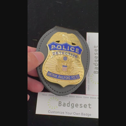 APD Railroad Detective Police Badge Replica Movie Props