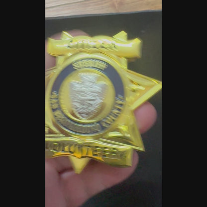 Citizen Sheriff San Bernardino County Badge Movie Props