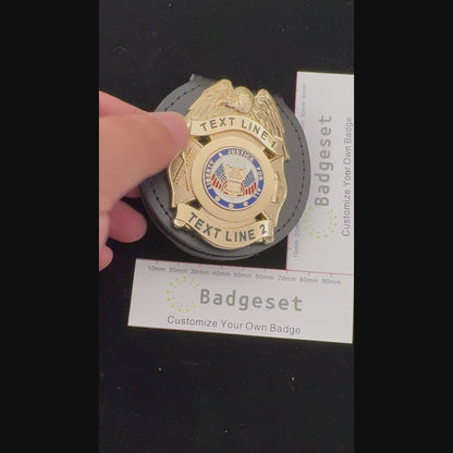 Customizable Badge BA28