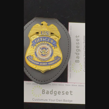 Abzeichen eines Offiziers der US Transportation Security Administration