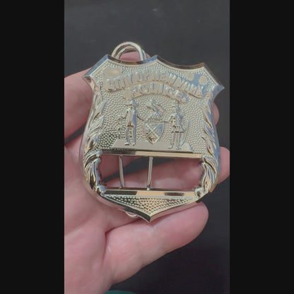 NYPD New York Polizeiabzeichen/Mütze Replik Filmrequisiten Anpassbare Nummer