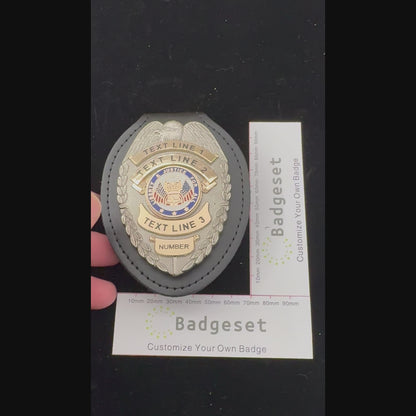 Customizable Badge BA30