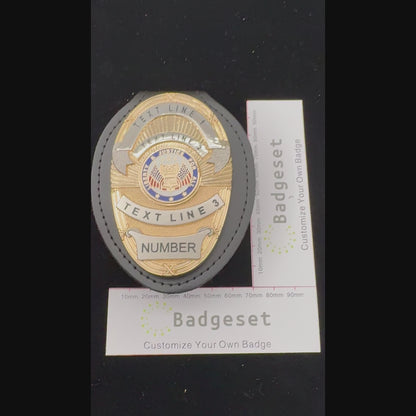 Customizable Badge BA09