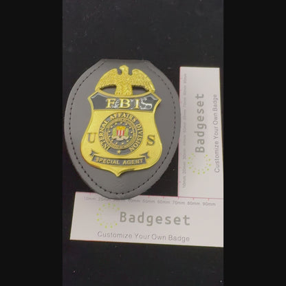 US FBI Abteilung für innere Angelegenheiten Special Agent Badge Replik Filmrequisiten